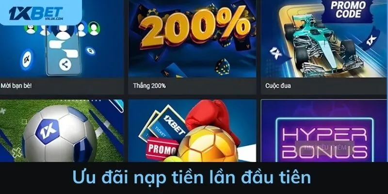 Ưu đãi nạp tiền lần đầu tiên